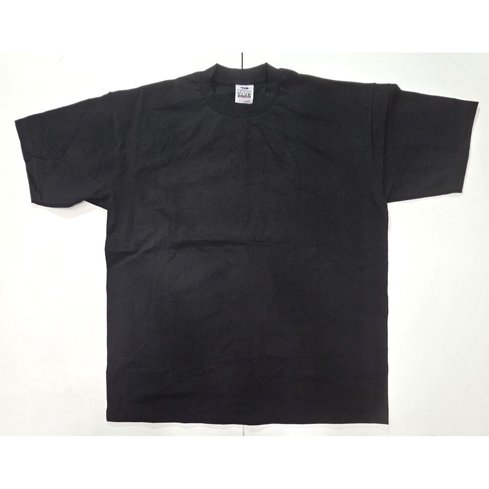 Pro Club Heavyweight Blank T Shirt Black Mens Size 2XL Short Sleeve Tee